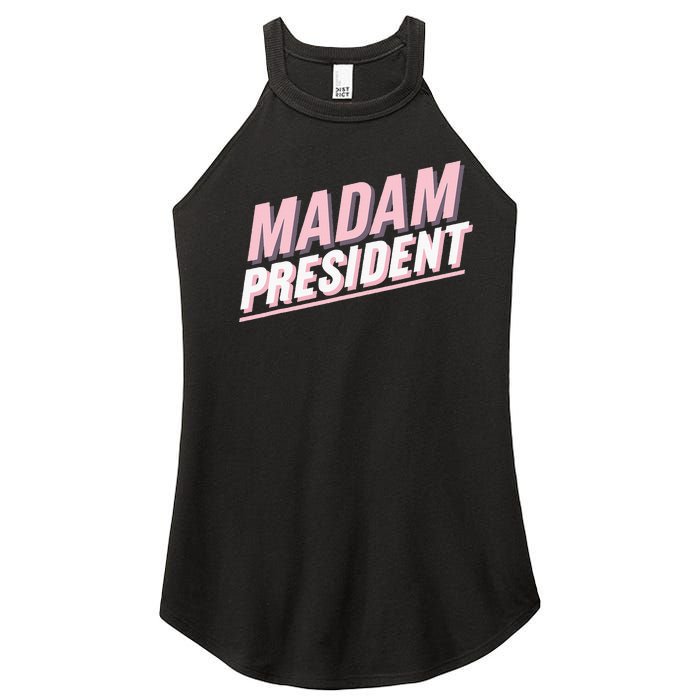 Madam President Kamala Harris 2024 Political Women's Perfect Tri Rocker Tank