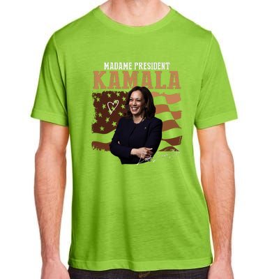 Madame President Kamala Illustration Adult ChromaSoft Performance T-Shirt