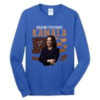 Madame President Kamala Illustration Tall Long Sleeve T-Shirt