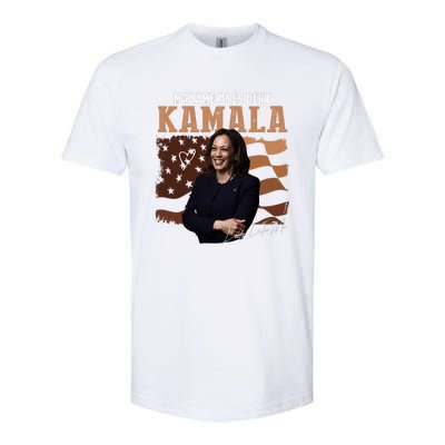 Madame President Kamala Illustration Softstyle® CVC T-Shirt