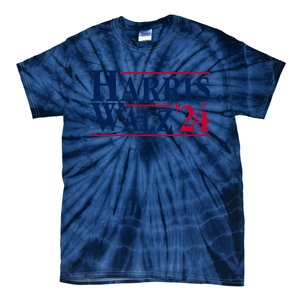 Madam President Kamala Harris Tim Walz Vp Brat Cat Ladies 2024 Tie-Dye T-Shirt