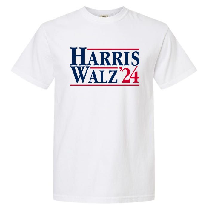 Madam President Kamala Harris Tim Walz Vp Brat Cat Ladies 2024 Garment-Dyed Heavyweight T-Shirt