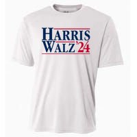 Madam President Kamala Harris Tim Walz Vp Brat Cat Ladies 2024 Cooling Performance Crew T-Shirt