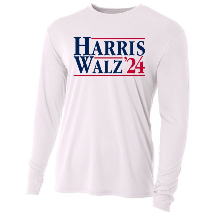 Madam President Kamala Harris Tim Walz Vp Brat Cat Ladies 2024 Cooling Performance Long Sleeve Crew