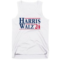 Madam President Kamala Harris Tim Walz Vp Brat Cat Ladies 2024 Tank Top