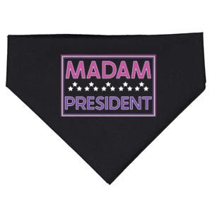 Madam President Kamala Harris 2024 USA-Made Doggie Bandana