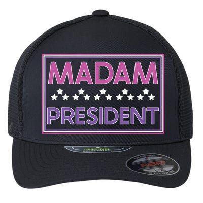 Madam President Kamala Harris 2024 Flexfit Unipanel Trucker Cap