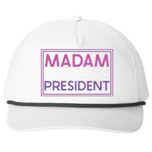 Madam President Kamala Harris 2024 Snapback Five-Panel Rope Hat