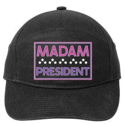 Madam President Kamala Harris 2024 7-Panel Snapback Hat