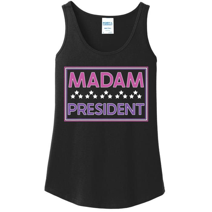 Madam President Kamala Harris 2024 Ladies Essential Tank