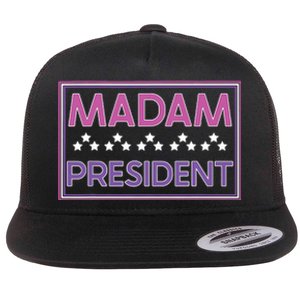 Madam President Kamala Harris 2024 Flat Bill Trucker Hat