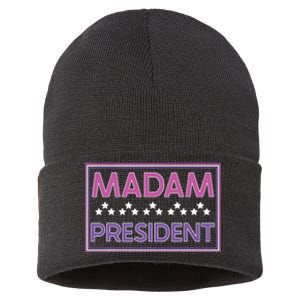 Madam President Kamala Harris 2024 Sustainable Knit Beanie