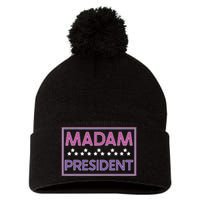 Madam President Kamala Harris 2024 Pom Pom 12in Knit Beanie