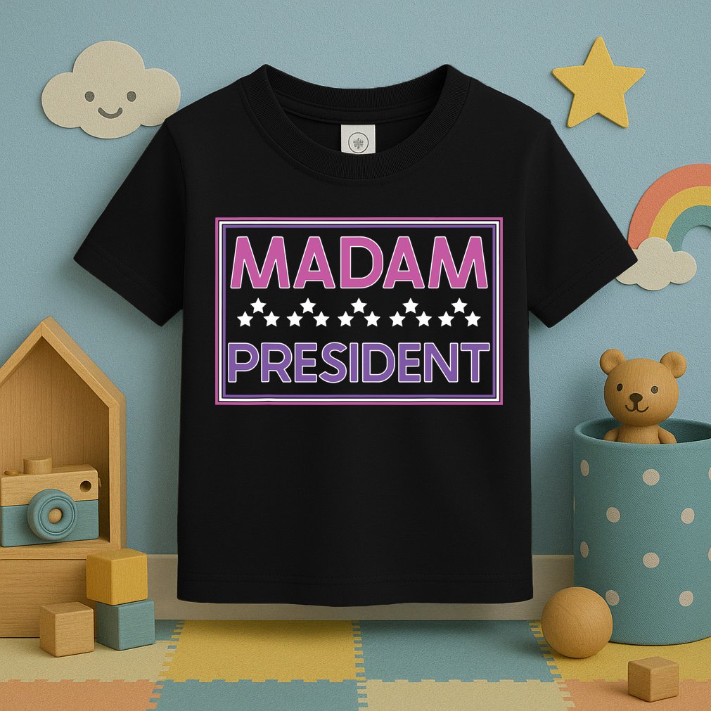Madam President Kamala Harris 2024 Toddler T-Shirt