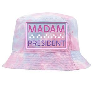 Madam President Kamala Harris 2024 Tie-Dyed Bucket Hat