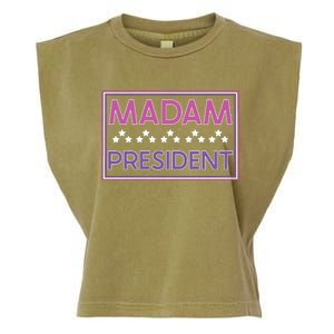 Madam President Kamala Harris 2024 Garment-Dyed Women's Muscle Tee