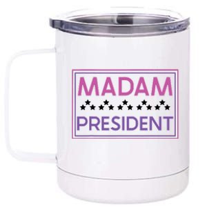 Madam President Kamala Harris 2024 12 oz Stainless Steel Tumbler Cup