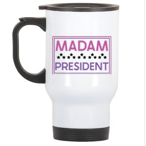 Madam President Kamala Harris 2024 Stainless Steel Travel Mug