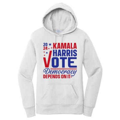 Madam President Kamala Harris 2024 Women's Pullover Hoodie