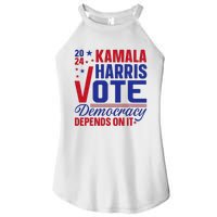 Madam President Kamala Harris 2024 Women’s Perfect Tri Rocker Tank