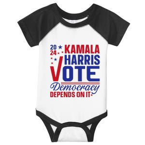 Madam President Kamala Harris 2024 Infant Baby Jersey Bodysuit