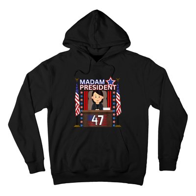 Madam President Kamala Harris 47th President Potus Premium Hoodie