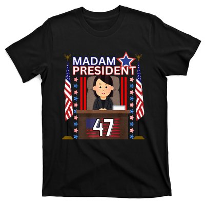 Madam President Kamala Harris 47th President Potus Premium T-Shirt