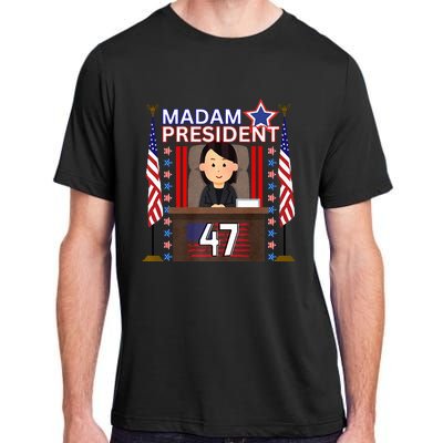 Madam President Kamala Harris 47th President Potus Premium Adult ChromaSoft Performance T-Shirt