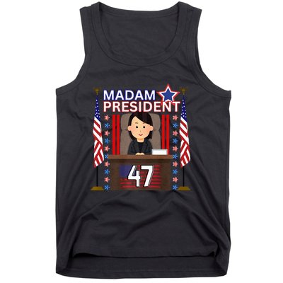 Madam President Kamala Harris 47th President Potus Premium Tank Top