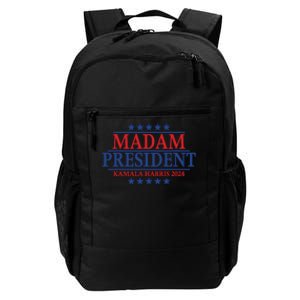 Madam President Kamala Harris 2024 Vote Democrat Beat Trump Daily Commute Backpack