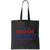 Madam President Kamala Harris 2024 Vote Democrat Beat Trump Tote Bag