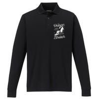 My Pussy Love A Good Stretch Funny Raunchy Cat Funny Meme Performance Long Sleeve Polo