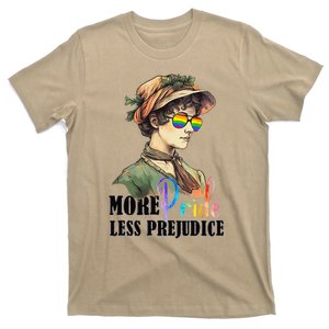 More Pride Less Prejudice Lgbt Gay Proud Ally Pride Month T-Shirt