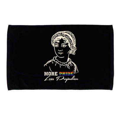 More Pride Less Prejudice Lgbt Gay Proud Ally Pride Month Microfiber Hand Towel