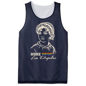 More Pride Less Prejudice Lgbt Gay Proud Ally Pride Month Mesh Reversible Basketball Jersey Tank