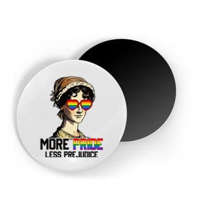 More Pride Less Prejudice Lgbt Gay Proud Ally Pride Month Magnet