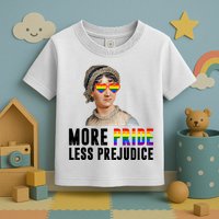 More Pride Less Prejudice Pride Month Toddler T-Shirt