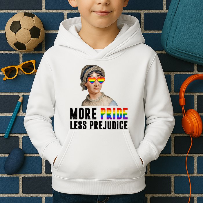 More Pride Less Prejudice Pride Month Kids Hoodie