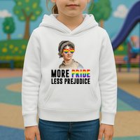 More Pride Less Prejudice Pride Month Kids Hoodie
