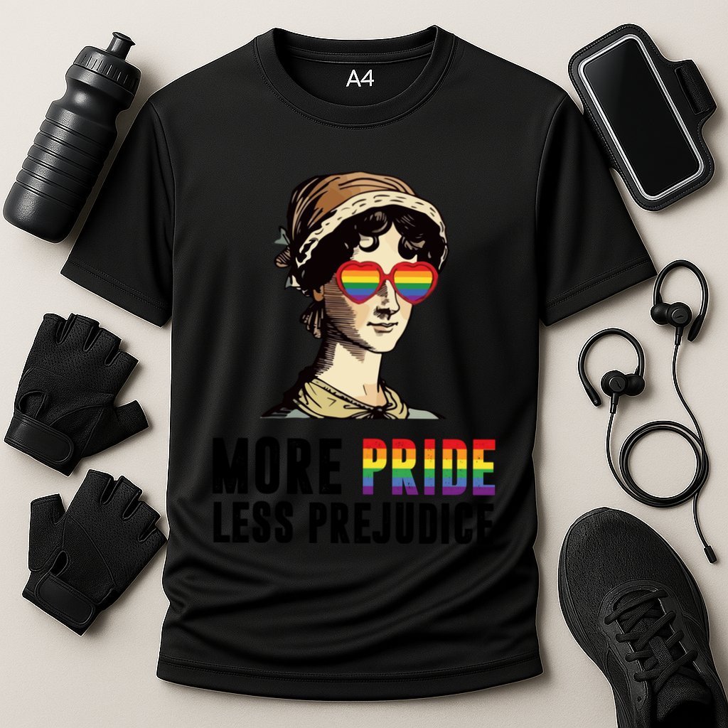 More Pride Less Prejudice Lgbt Gay Proud Ally Pride Month Performance Shirt
