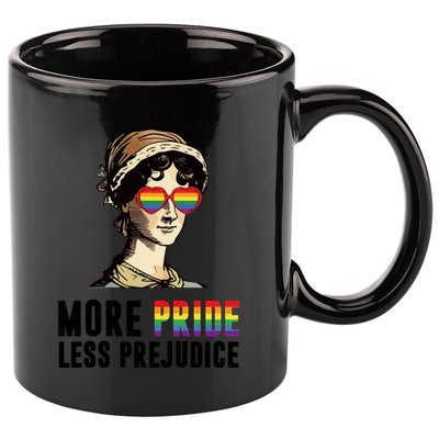 More Pride Less Prejudice Lgbt Gay Proud Ally Pride Month 11oz C Handle Ceramic Mug