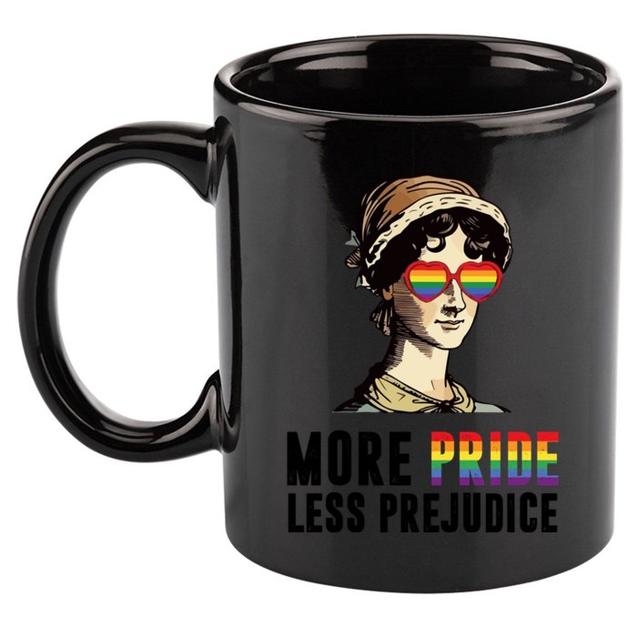 More Pride Less Prejudice Lgbt Gay Proud Ally Pride Month 11oz C Handle Ceramic Mug