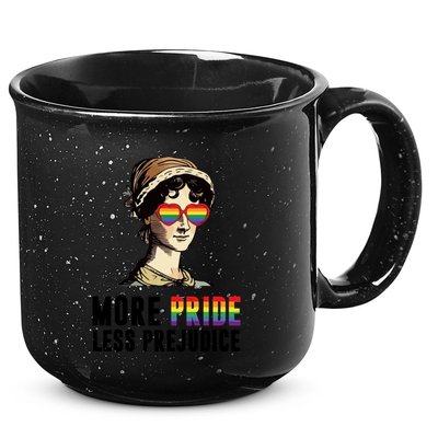More Pride Less Prejudice Lgbt Gay Proud Ally Pride Month 15oz Campfire Ceramic Mug