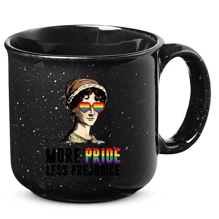 More Pride Less Prejudice Lgbt Gay Proud Ally Pride Month 15oz Campfire Ceramic Mug