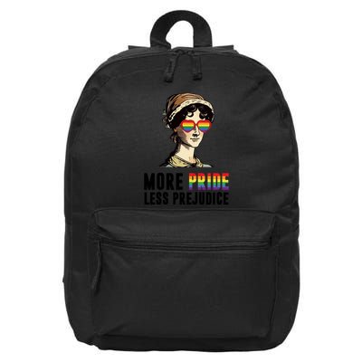 More Pride Less Prejudice Lgbt Gay Proud Ally Pride Month 16 in Basic Backpack