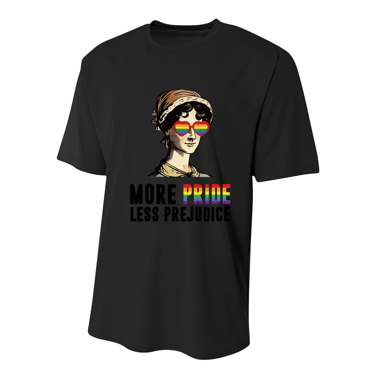 More Pride Less Prejudice Lgbt Gay Proud Ally Pride Month Youth Performance Sprint T-Shirt