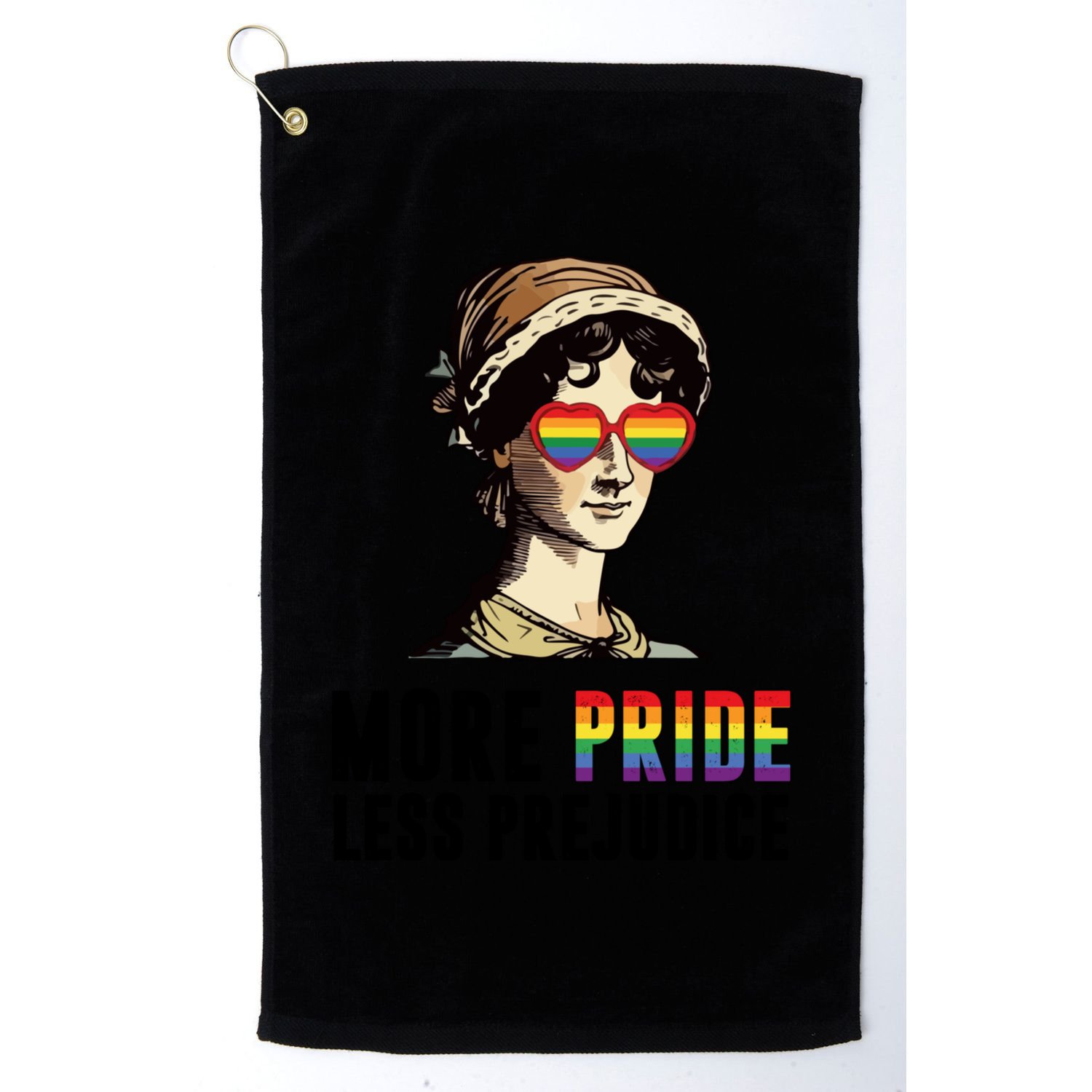 More Pride Less Prejudice Lgbt Gay Proud Ally Pride Month Golf Towel