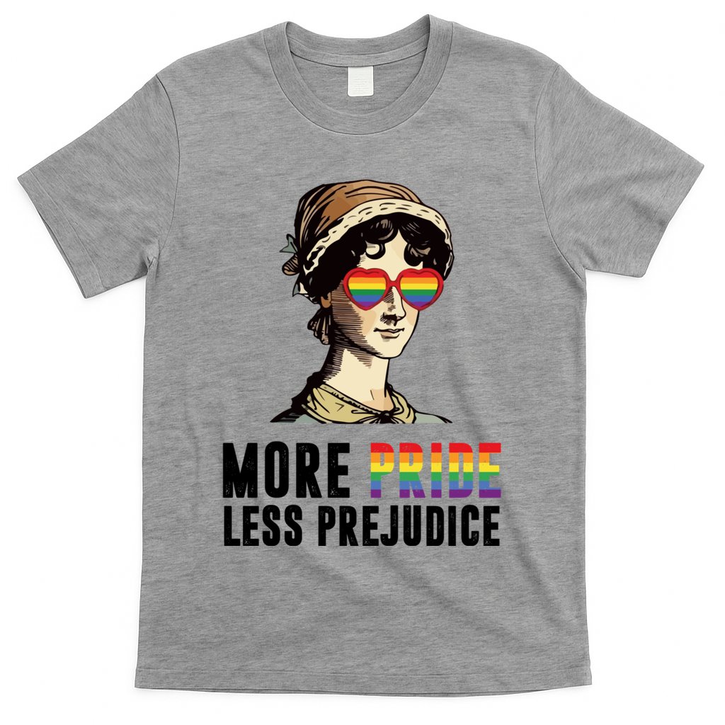More Pride Less Prejudice Lgbt Gay Proud Ally Pride Month T-Shirt