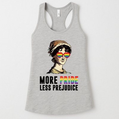 More Pride Less Prejudice Lgbt Gay Proud Ally Pride Month Womens Tank Top