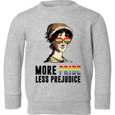 More Pride Less Prejudice Lgbt Gay Proud Ally Pride Month Toddler Sweatshirt